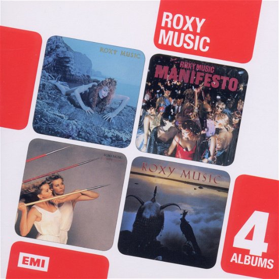 Cover for Roxy Music · Siren - Manifesto - Flesh and Blood - Avalon (CD) [Box set] (2011)