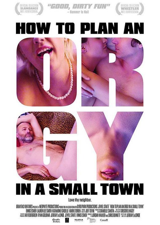 Cover for How to Plan an Orgy in a Small Town (DVD) (2017)