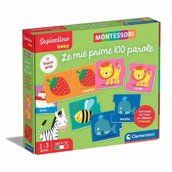 Cover for Clementoni: Sapientino Baby Educativo Made In Italy Montessori Baby Prime 100 Parole (MERCH)