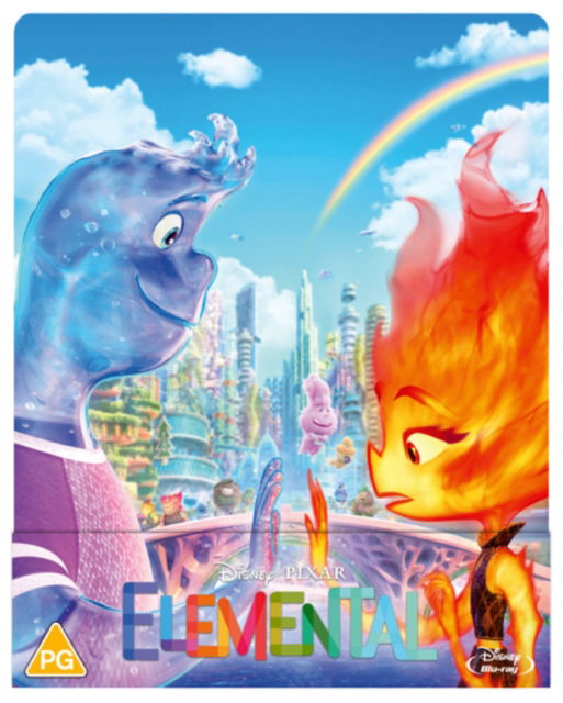 Cover for Peter Sohn · Disney Pixars Elemental (Steelbook) (Blu-Ray) (2023)