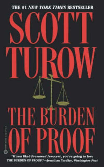 Cover for Scott Turow · The Burden of Proof (Buch) (2000)