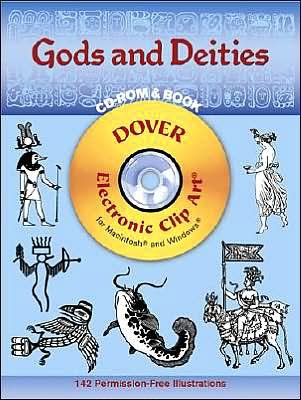 Cover for Ernst Lehner · Gods and Deities - Dover Electronic Clip Art (Book) (2004)
