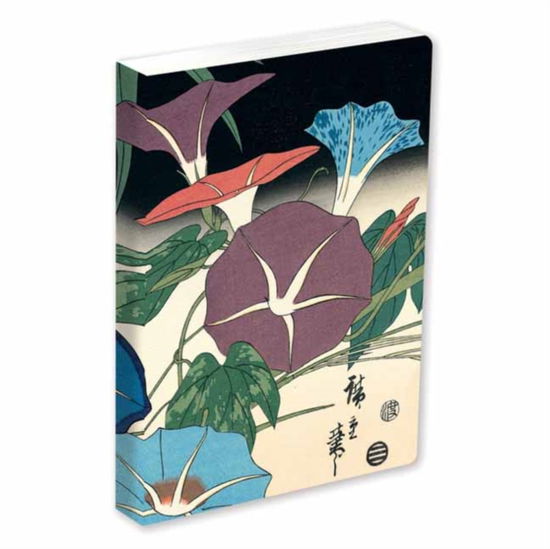 Cover for Journal Morning Glories &amp; Cricket, Hiroshige Lined Paperback: Blank Lined 144 Page A5 Notebook - Jrnl (Paperback Bog) (2025)