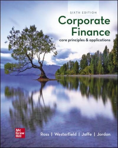 Cover for Stephen Ross · ISE Corporate Finance: Core Principles and Applications (Paperback Book) (2020)