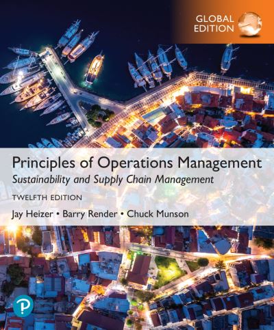 Cover for Jay Heizer · Principles of Operations Management: Sustainability and Supply Chain Management, Global Edition (Paperback Book) (2023)