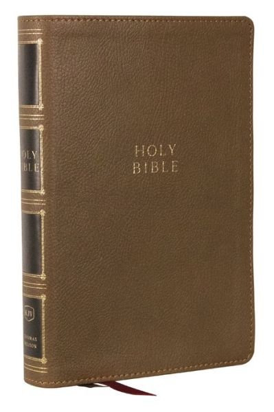 Cover for Thomas Nelson · KJV Holy Bible: Compact Bible with 43,000 Center-Column Cross References, Brown Leathersoft, Red Letter, Comfort Print: King James Version (Läderbok) [Red Letter, Comfort Print, King James edition] (2023)