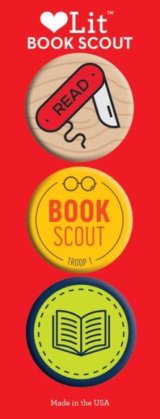 Book Scout 3-Button Assortment - Gibbs Smith Publisher - Książki - Gibbs M. Smith Inc - 9781423653127 - 11 czerwca 2019