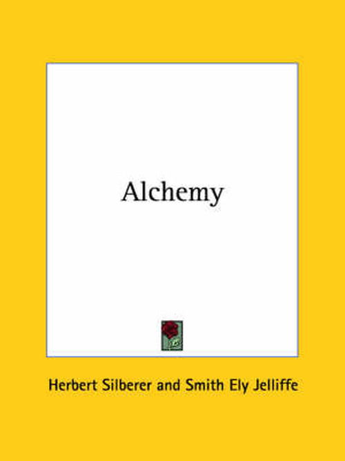 Cover for Smith Ely Jelliffe · Alchemy (Paperback Book) (2005)