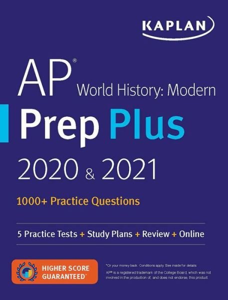 Cover for Kaplan Test Prep · AP World History Modern Prep Plus 2020 And 2021 (Book) (2020)