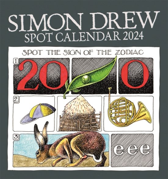 Simon Drew Easel Desk Calendar 2024 (Kalender) (2023)