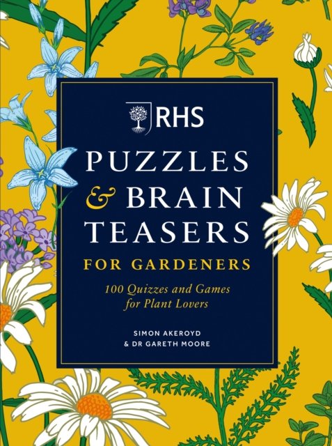 Cover for Simon Akeroyd · RHS Puzzles &amp; Brain Teasers for Gardeners (Paperback Bog) (2023)