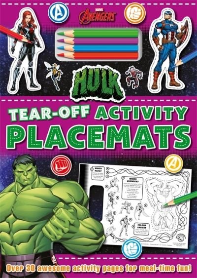 Cover for Marvel Entertainment International Ltd · Marvel Avengers Hulk: Tear-Off Activity Placemats - With Games, Puzzles, Colouring, and more! (Paperback Bog) (2023)