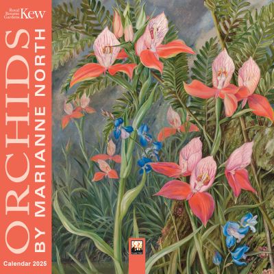 Kew Gardens: Orchids by Marianne North Mini Wall Calendar 2025 (Art Calendar) -  - Merchandise - Flame Tree Publishing - 9781835621127 - 18. Juni 2024