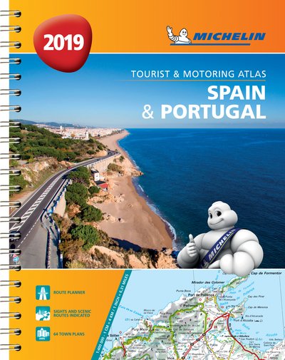 Cover for Michelin · MICHELIN ROAD ATLASES: Spain &amp; portugal 2019 - tourist and motoring atlas (a4-spirale) - tourist &amp; (Spiralbok) (2019)