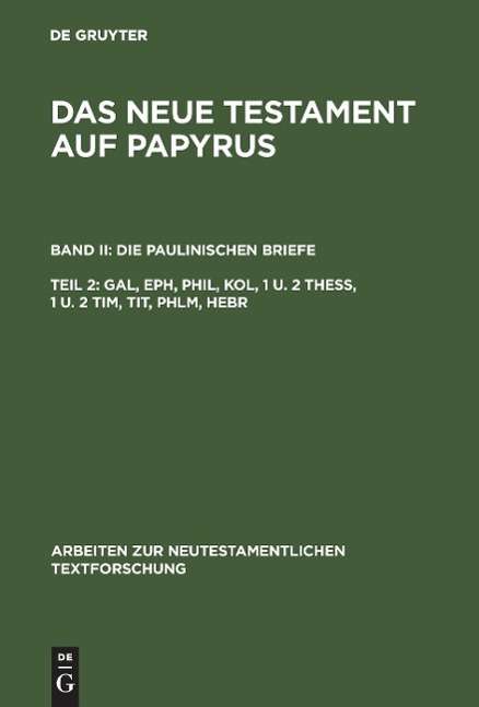 Cover for Klaus Wachtel · Das Neue Testament auf Pap.2 Paulin.2 (Book) (1994)