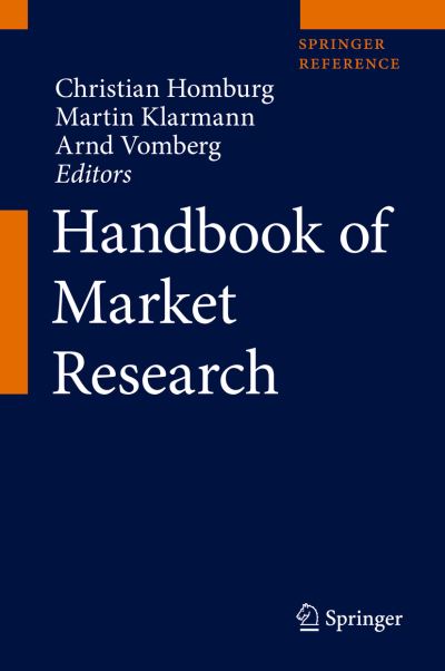 Cover for Christian Homburg · Handbook of Market Research (Book) (2021)