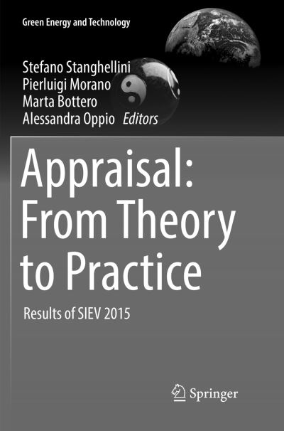 Cover for Appraisal · Appraisal: From Theory to Practice: Results of SIEV 2015 - Green Energy and Technology (Paperback Book) [Softcover reprint of the original 1st ed. 2017 edition] (2018)