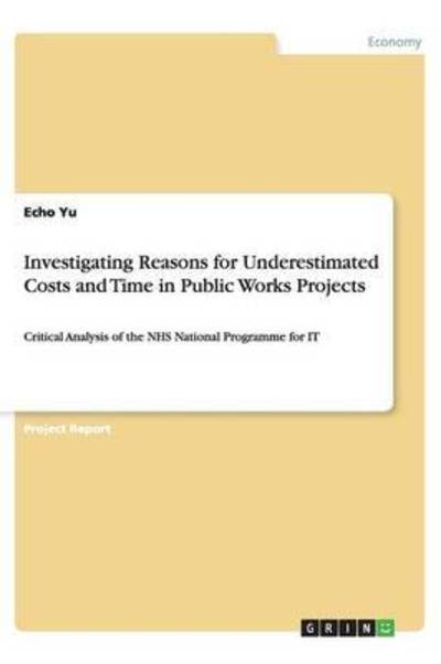 Investigating Reasons for Underestim - Yu - Books - GRIN Verlag - 9783656439127 - June 20, 2013