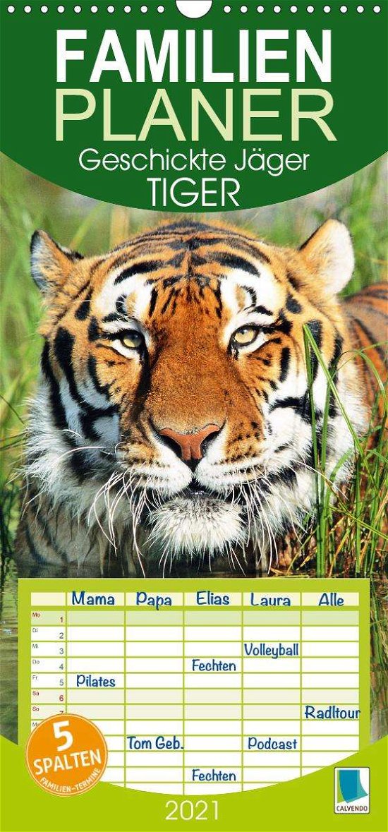 Geschickte Jäger (Wandkalender 2 - Tiger - Bøger -  - 9783672109127 - 