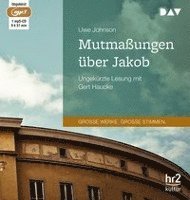 Mutmaßungen über Jakob - Uwe Johnson - Musikk - Der Audio Verlag - 9783742402127 - 