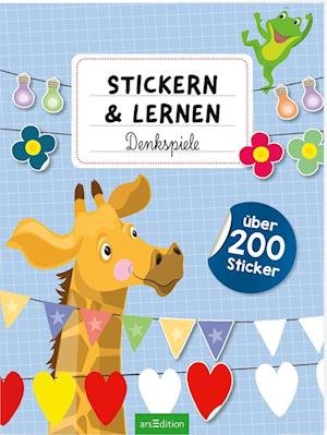 Cover for Katja Jäger · Stickern und Lernen – Denkspiele (Book) (2024)