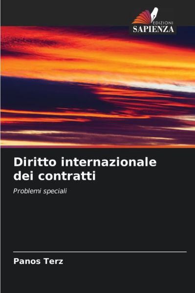 Cover for Panos Terz · Diritto internazionale dei contratti (Paperback Book) (2021)