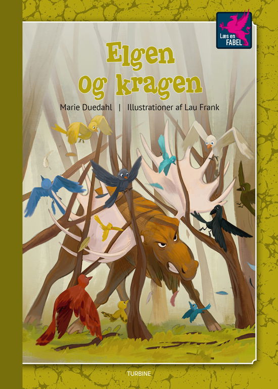 Cover for Marie Duedahl · Læs en FABEL: Elgen og kragen (Gebundenes Buch) [1. Ausgabe] (2025)