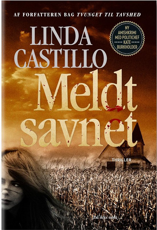 Cover for Linda Castillo · Amishkrimi med Kate Burkholder: Meldt savnet (Bound Book) [1.º edición] [Indbundet] (2014)