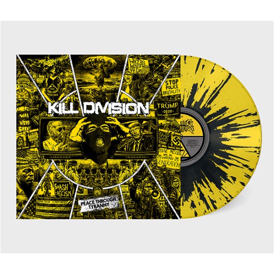 Peace Through Tyranny (Yellow / Black Splatter Vinyl) - Kill Division - Music - REDEFINING DARKNESS RECORDS - 9956683686127 - September 16, 2022