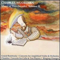 Cover for Wuorinen / Dixon / Univ of Iowa Symphony · Music for 2 Decades II (CD) (1994)