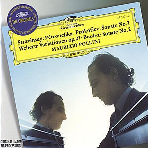 3 Movements from Petrouchka - Stravinsky / Prokofiev / Webern / Boulez / Pollini - Musikk - DEUTSCHE GRAMMOPHON - 0028944743128 - 13. februar 1996