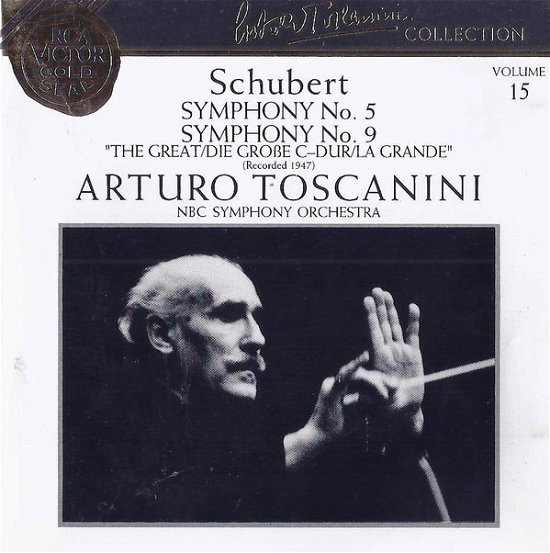 Cover for Toscanini Arturo · Symphonies Nos.5,9&quot;the Great&quot; (CD)