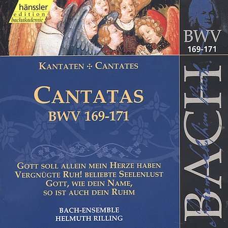 Sacred Cantatas Bwv 169-171 - Bach / Gachinger Kantorei / Rilling - Musiikki - NAXOS OF CANADA - 0040888205128 - tiistai 25. heinäkuuta 2000