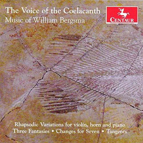 Cover for Bergsma / Redfield / Lucas / Evenson / Ciraldo · Voice of the Coelacanth-music of William Bergsma (CD) (2015)