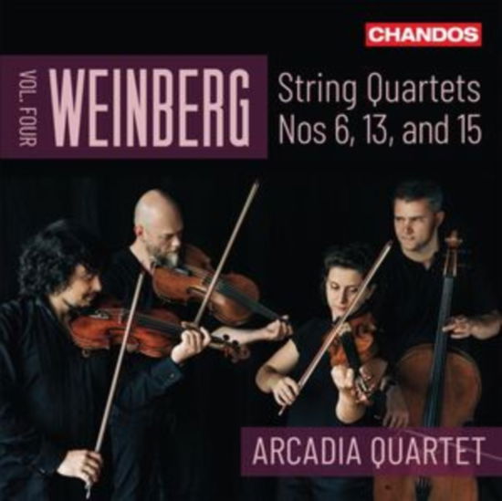 Mieczyslaw Weinberg: String Quartets / Vol. 4 (Nos 6. 13 And 15) - Arcadia Quartet - Música - CHANDOS - 0095115228128 - 19 de julho de 2024