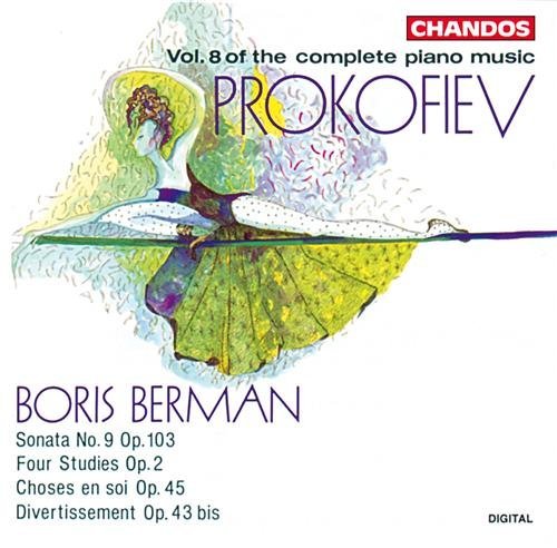 Piano Music 8 - Prokofiev / Berman - Musik - CHANDOS - 0095115921128 - 4. januar 1994