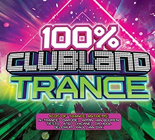 Cover for 100% Clubland Trance / Various (CD) (2019)