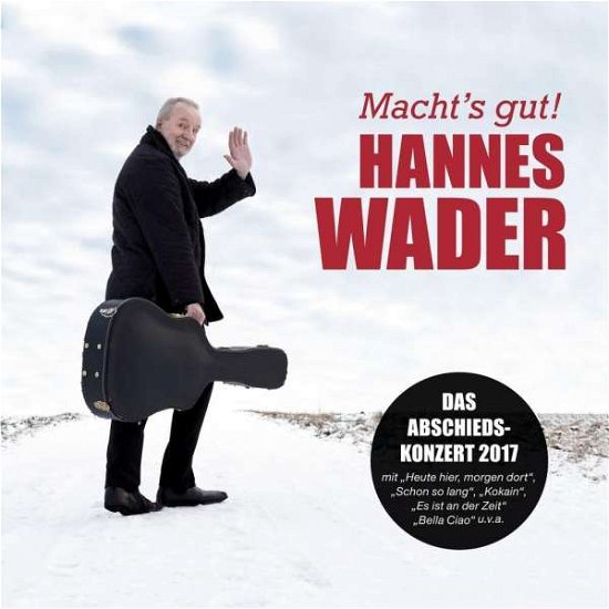 Cover for Hannes Wader · Macht's Gut (CD) (2018)