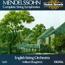 The Complete String Symphonies Vol. 1 - William Boughton - Felix Mendelssohn - Musikk - NIMBUS RECORDS - 0710357514128 - 2018