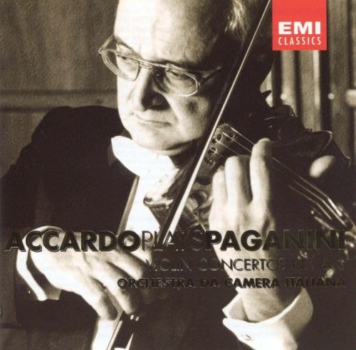 Cover for Paganini / Accardo / Italian Chamber Orchestra · Violin Concertos 1 &amp; 3 (CD) (2001)