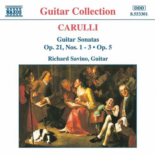 Cover for Carulli / Savino · Guitar Sonatas (CD) (1996)