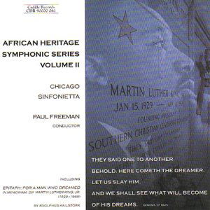 African Heritage Symphonic Series II - Kay / Walker / Cordero / Hailstork / Freeman - Music - CEDILLE - 0735131906128 - January 29, 2002