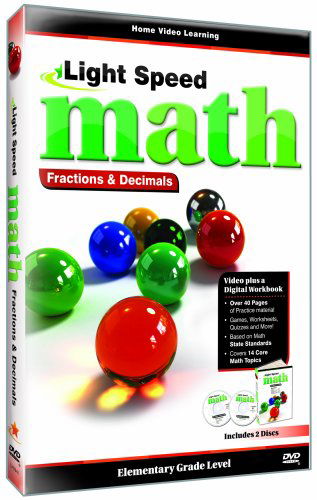 Cover for Light Speed Math: Fractions &amp; Decimals (DVD) (2009)