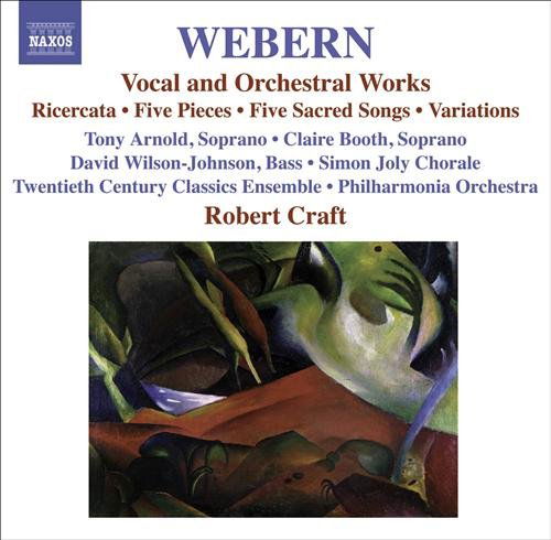 Cover for David Wilsonjohnson · Anton Webern Vocal And Orchestral Works (CD) (2009)
