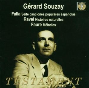 Cover for Souzay Gerard · Seite Canciones Testament Klassisk (CD) (2000)