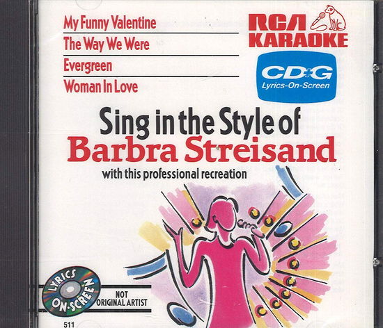 Cover for Various Artists · Karaoke: Barbra Streisand (CD)