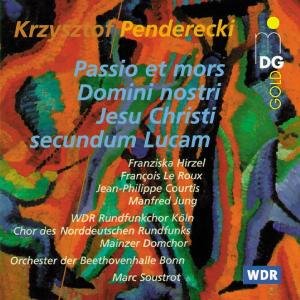 Penderecki: St. Luke Passion - Wdr Choir Cologne / Ndr Choir / Bonn Beethovenhalle Orch / Soustrot - Muziek - MDG - 0760623098128 - 9 september 2013