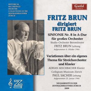 Cover for Fritz Brun · Dirigiert Fritz Brun (CD) (2009)