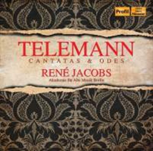 Cover for Jacobs / Ac Alte Mus Berlin · Telemann / Cantatas / Odes (CD) (2011)