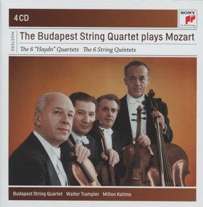 Cover for Budapest String Quartet · Mozart: The 6 Haydn Quartets &amp; The 6 String Quartets (CD) (2014)